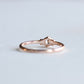 14K Rose Gold Honeycomb Diamond Ring