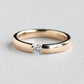 14K 0.1 Carat Single Diamond Band