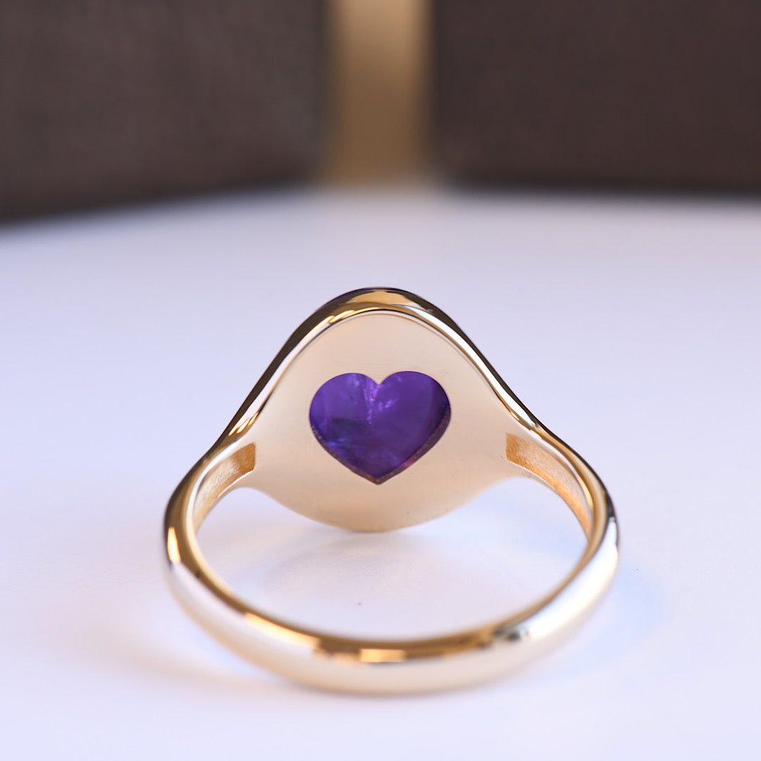 14K Amethyst Ring