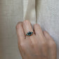 14K 1.3 Carat Sapphire Three Stone Ring